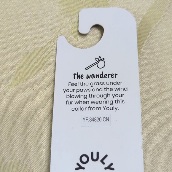 Dog Collar, Rope and Leather, Size Small, 12-15". NWT - Picture 5 of 12